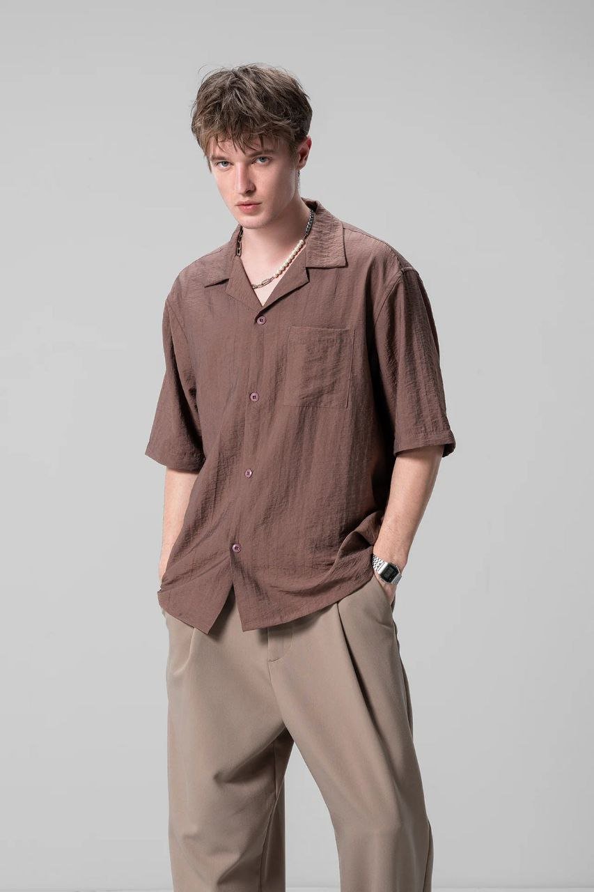 Men’s Premium Cuban Collar Shirt